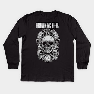 DROWNING POOL VTG Kids Long Sleeve T-Shirt